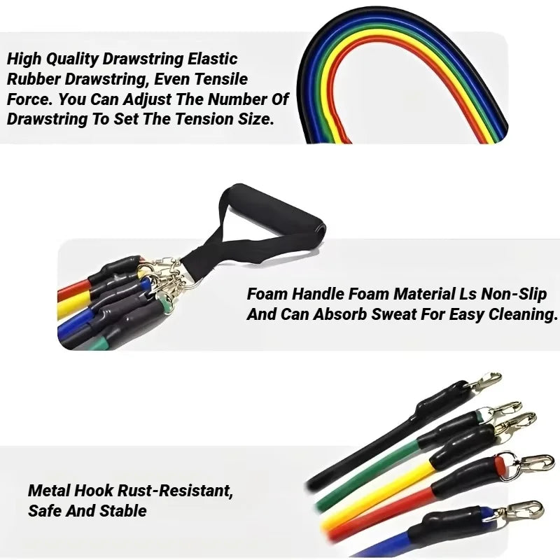 PowerBand Pro Gym Resistance Set